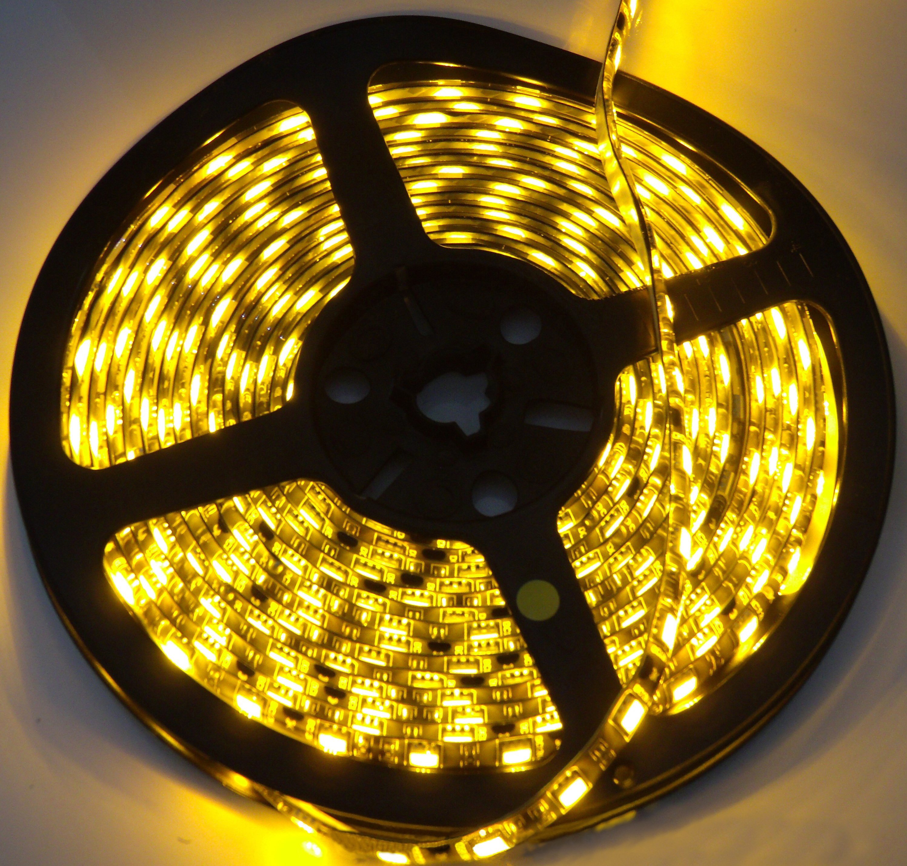 RS-3528-5MY - 16ft (5M) 3528 LED Tape Strip Reel Lighting (Yellow)-RS-3528-5MY
