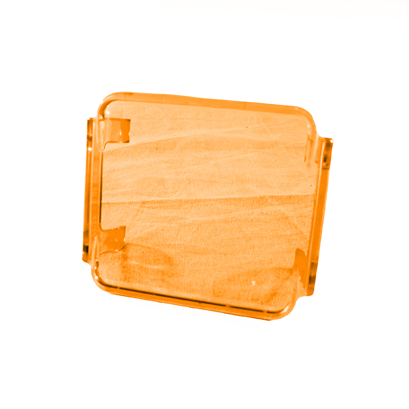 RS-3X3C-A - Translucent 3x3in Protective Spotlight Cover (Amber)-RS-3X3C-A