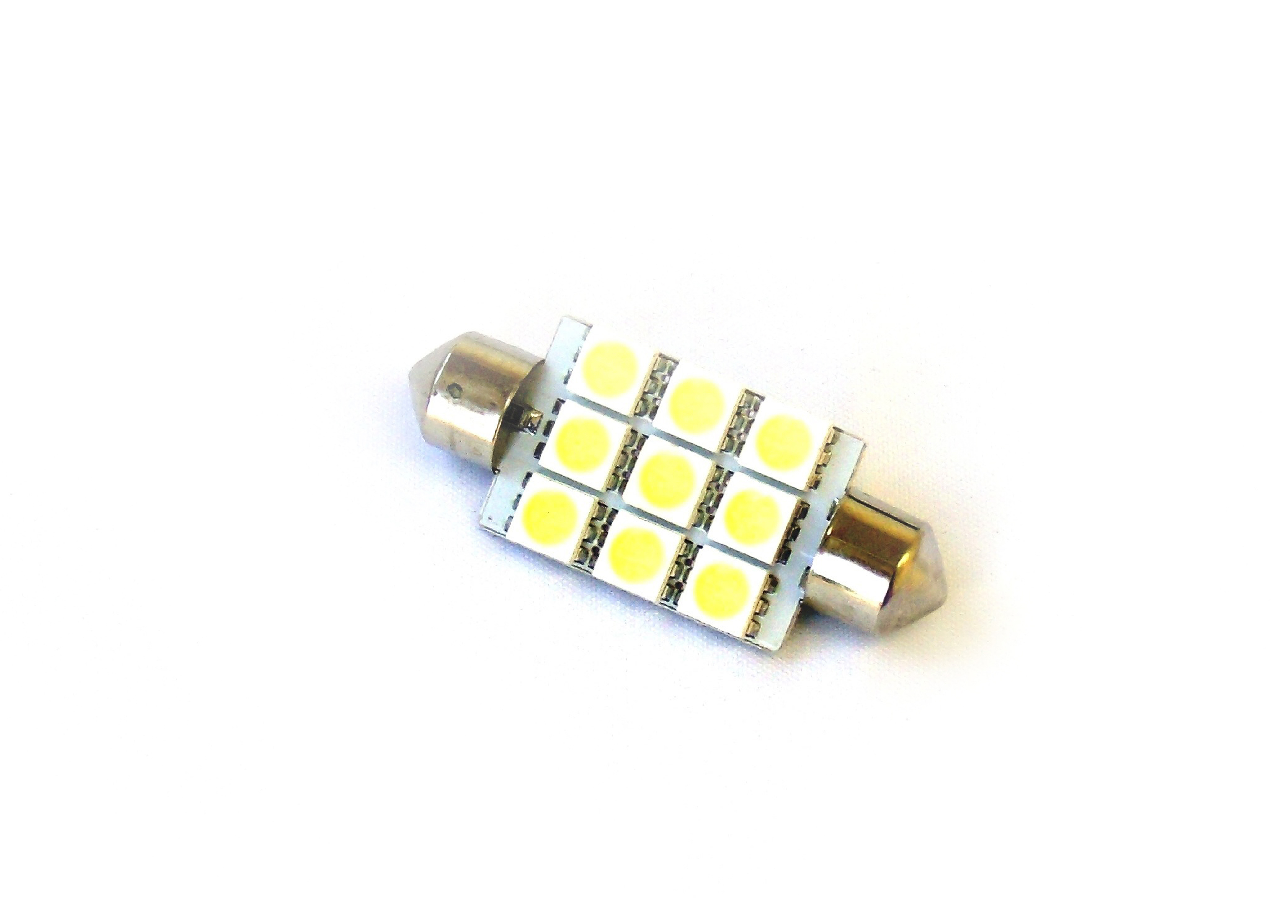 RS-42MM-B-5050 - 42mm 9-Chip 5050 LED Replacement Bulb (Blue) (Each)-RS-42MM-B-5050