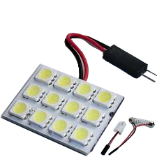 RS-5050-12DOME-A - 12 Chip 5050 LED Dome Panel (Amber) (Each)-RS-5050-12DOME-A