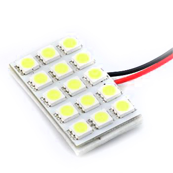 RS-5050-15DOME-R - 15 Chip 5050 LED Dome Panel (Red) (Each)-RS-5050-15DOME-R