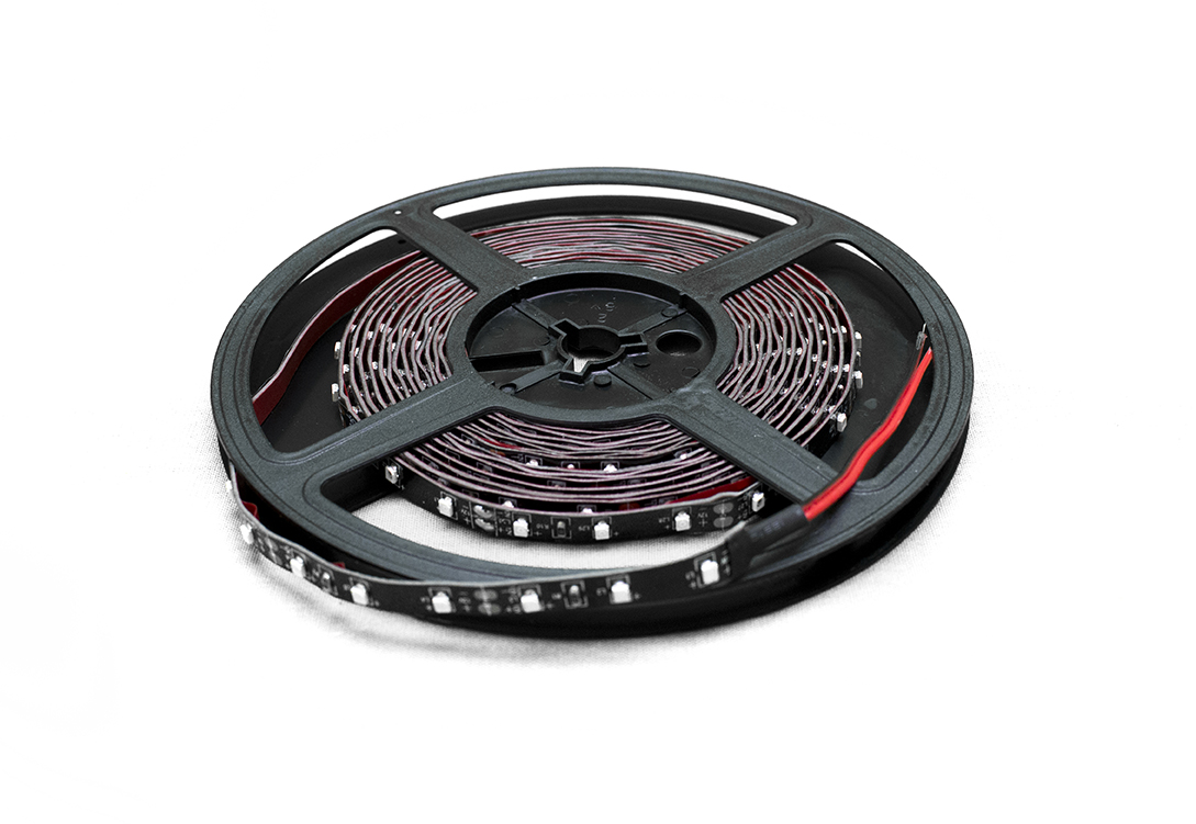 RS5M3528ISR - 16.4ft (5M) 3528 Non-waterproof LED Tape Strip Light (Red)-RS5M3528ISR