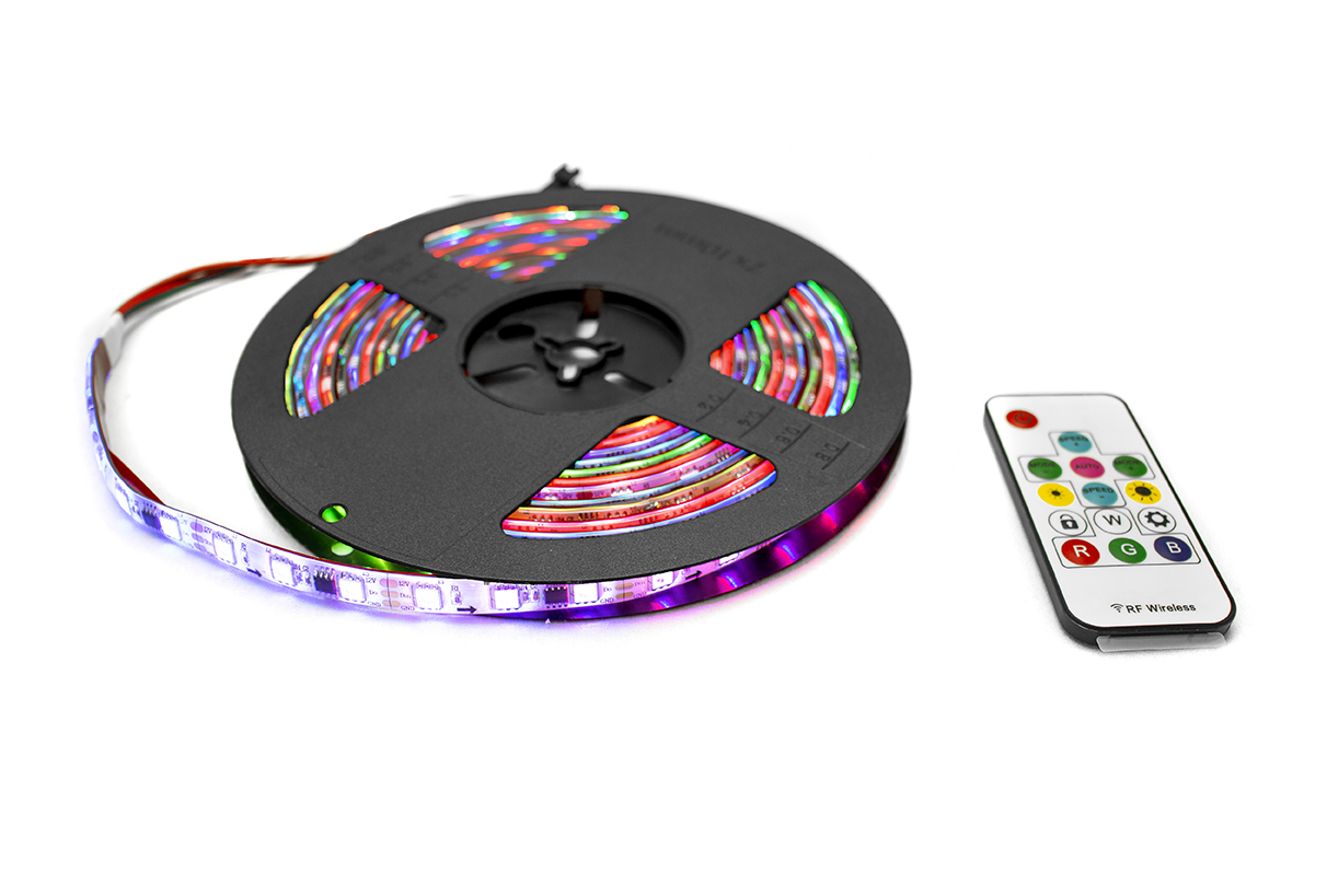 RS5M5050IP67-C - 16ft (5M) 5050 Strip Lighting Reel w/ Controller (RGB w/ Chasing) (IP67)-RS5M5050IP67-C