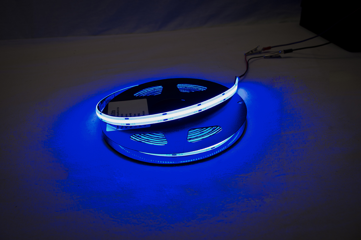 RS5MVS65B - NEW - V-Sport Plasma 16.4ft IP65 LED Solid Tape Strip Reels with Heavy Duty 3M Adhesive - BLUE-RS5MVS65B