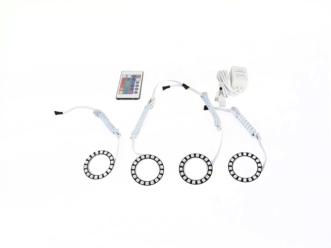 RS-60MM-RGB - 2.4in (60MM) LED RGB Multi-Color Universal Halo Kit-RS-60MM-RGB