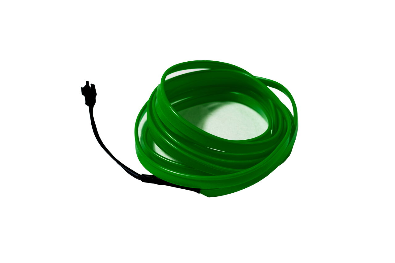 FNSL3MG - 9ft (3M) Flexible Neon Interior Strip Lighting (Green)-FNSL3MG