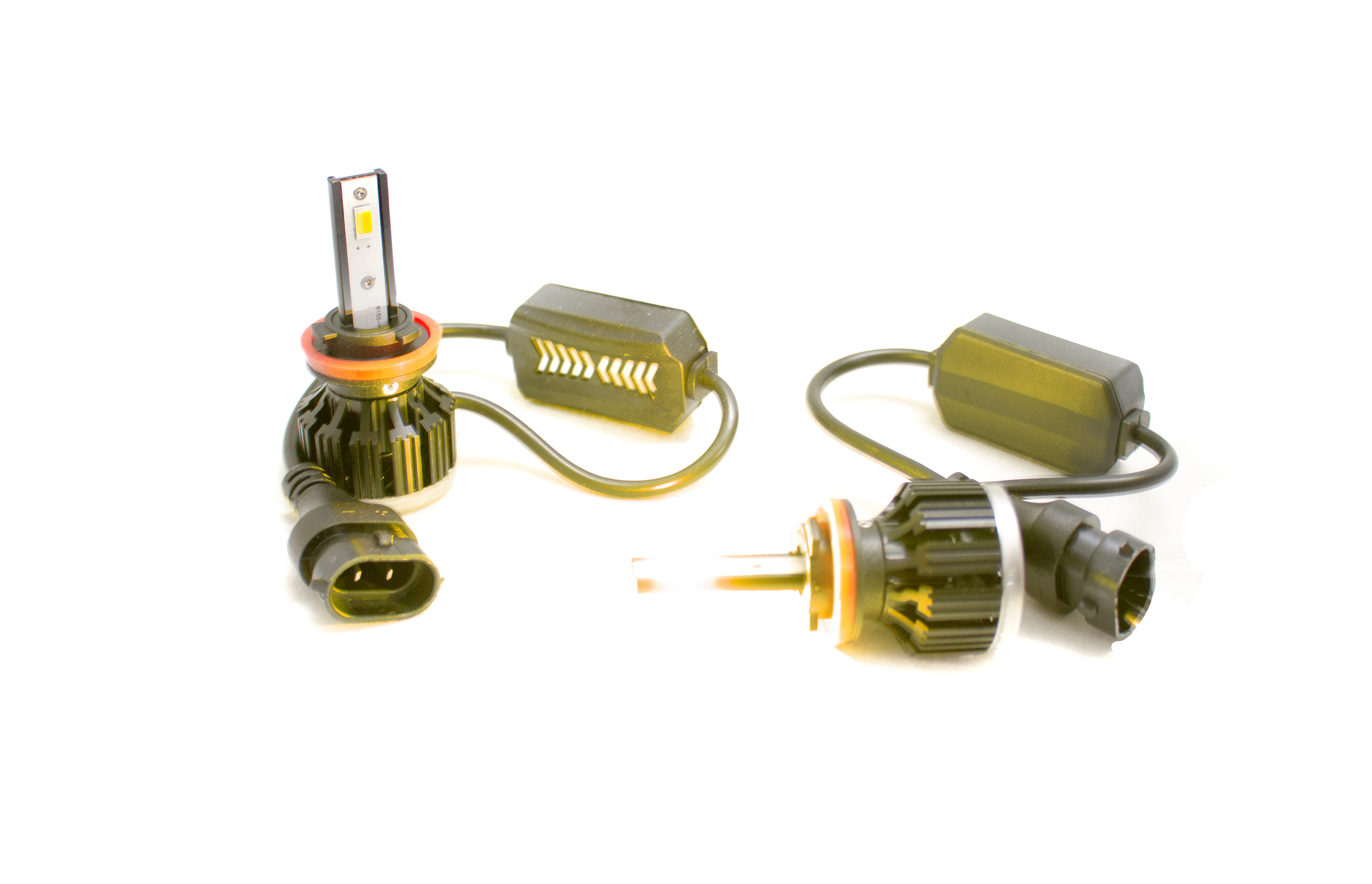 H11AWK - H11 GOLDEYE Series 3K 5K and 6K Switchback LED conversion MICRO-FITMENT kit-H11AWK