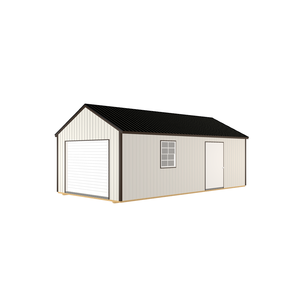 Gable Pilot Steel-Framed Storage Shed - 12x24 | 657