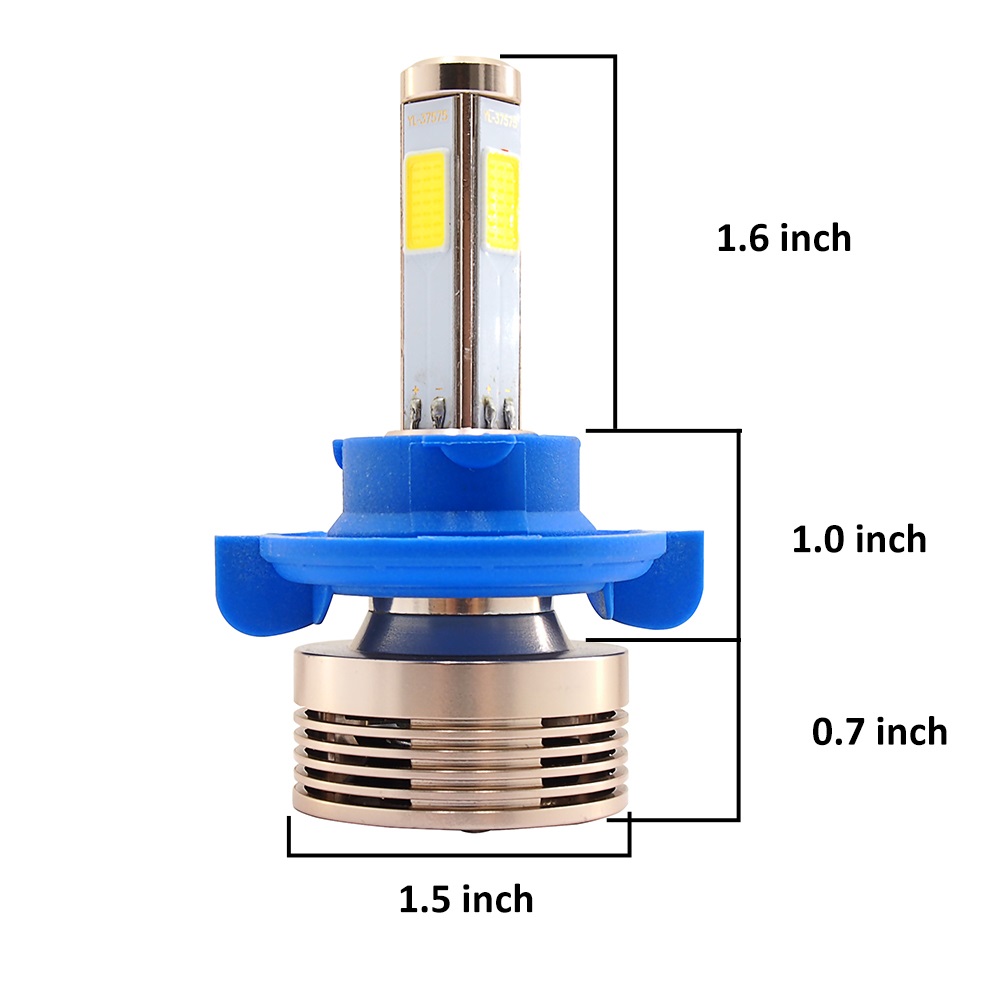H13LED4S - H13 4-Sided LED Headlight Conversion Kit - Projector Compliant-H13LED4S