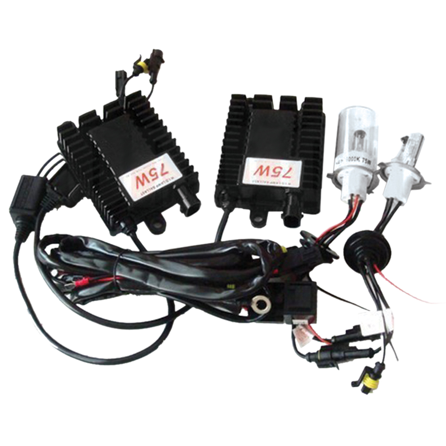 H4-6K-75W - H4 6K 75W HID Kit-H4-6K-75W