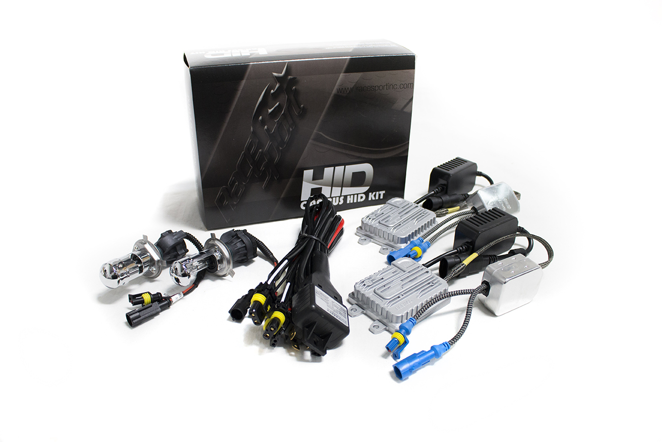 H4B-3K-GEN6 - H4-3 GEN6 Professional Grade Canbus HID SLIM Ballast 99% Plug-&-Play Kit-H4B-3K-GEN6