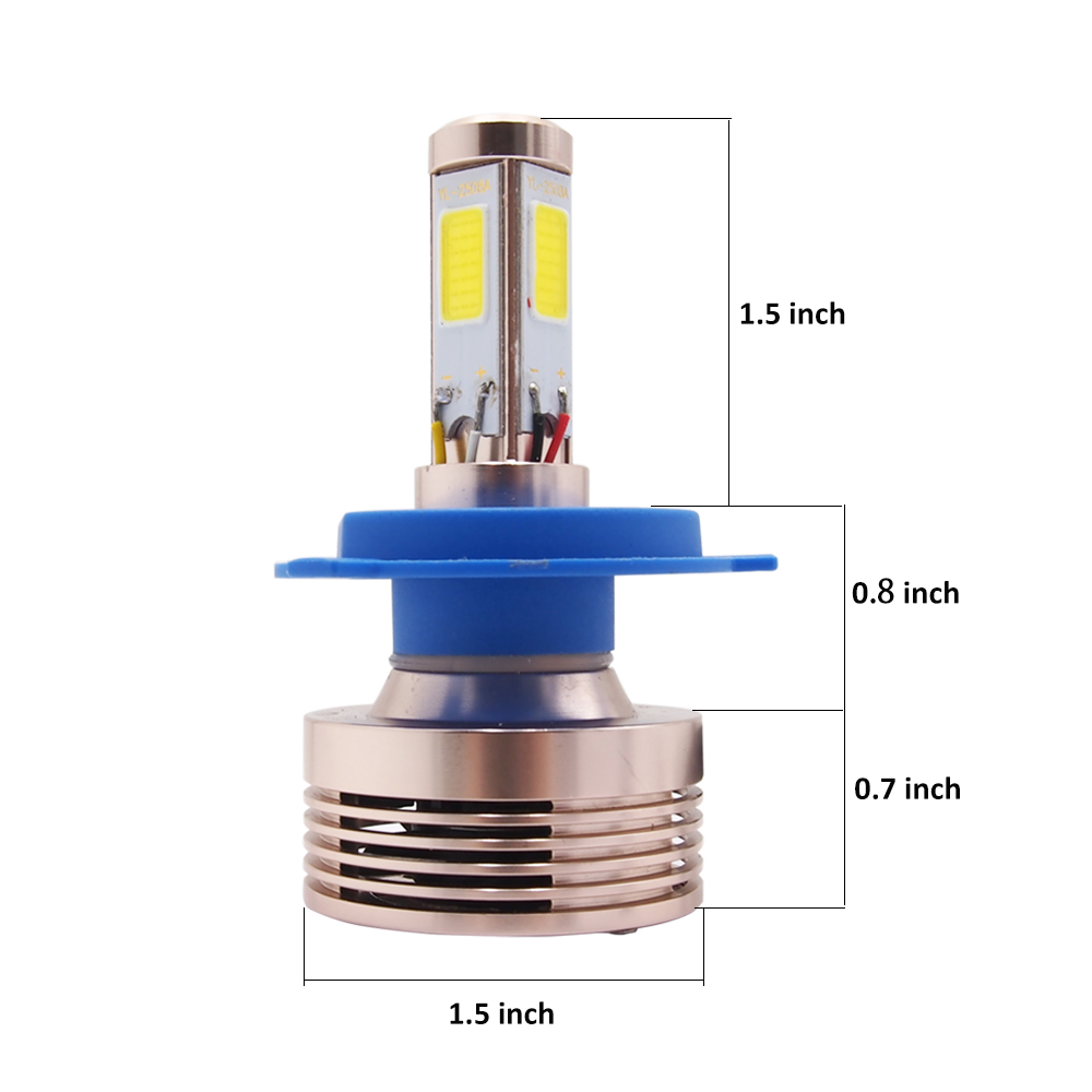 H4LED4S - H4 4-Sided LED Headlight Conversion Kit - Projector Compliant-H4LED4S