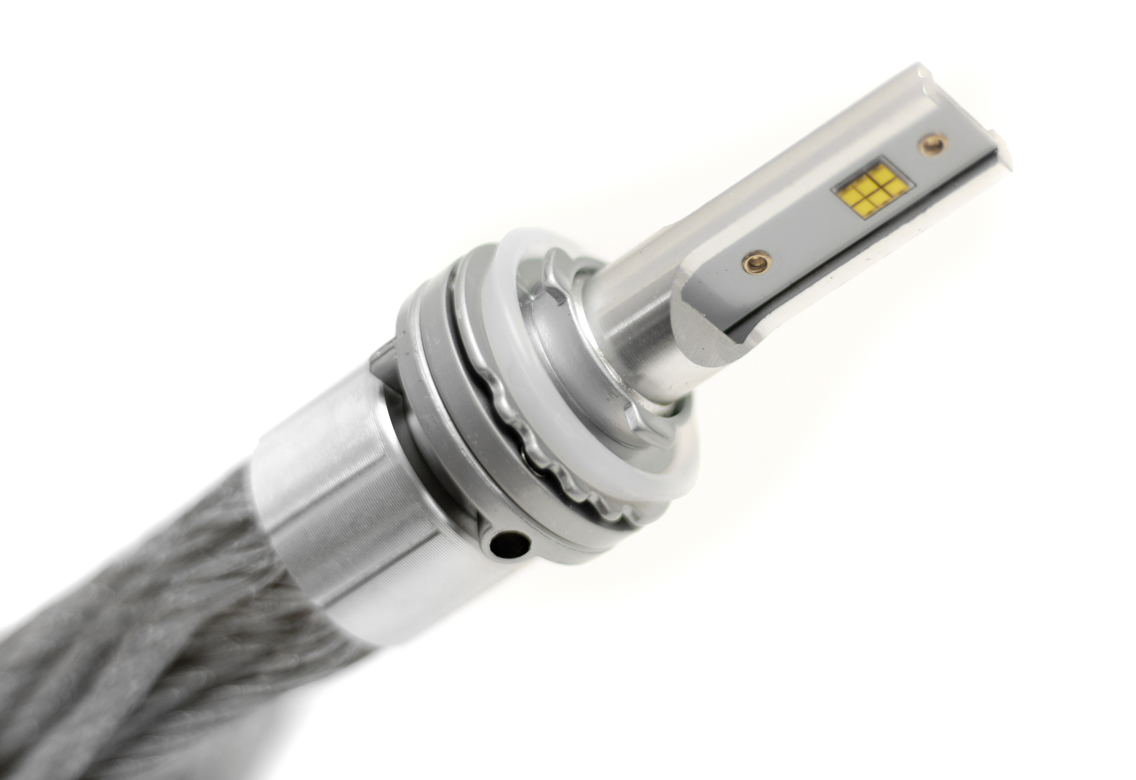 H8-G4LED - H8 GEN4 LED Headlight Kit w/ 360 Clockable Base & Copper Rope Heatsink-H8-G4LED