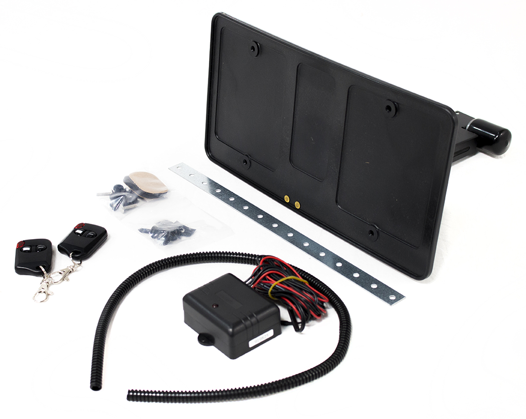 HIDE-A-WAY-MOTOR - Motorized Hide-A-Way License Plate Holder-HIDE-A-WAY-MOTOR