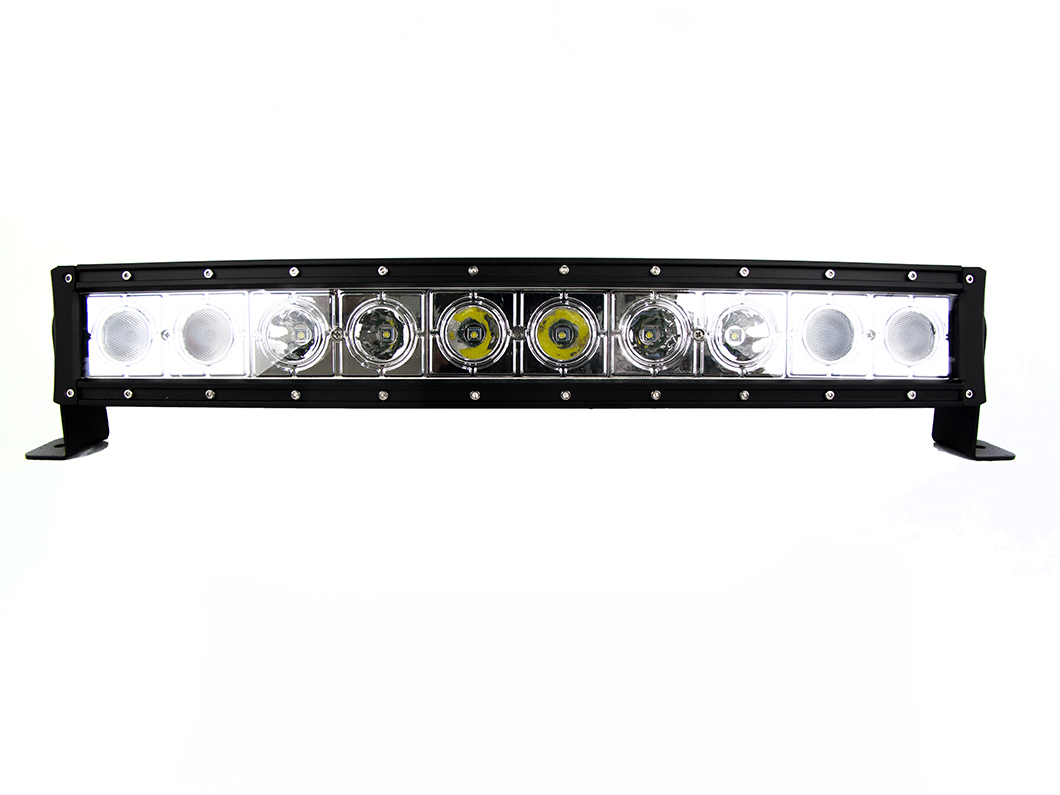 RS-SRWRAP-100W - 20in 100W/10,000LM CREE Single Row Wraparound LED Light Bar-RS-SRWRAP-100W