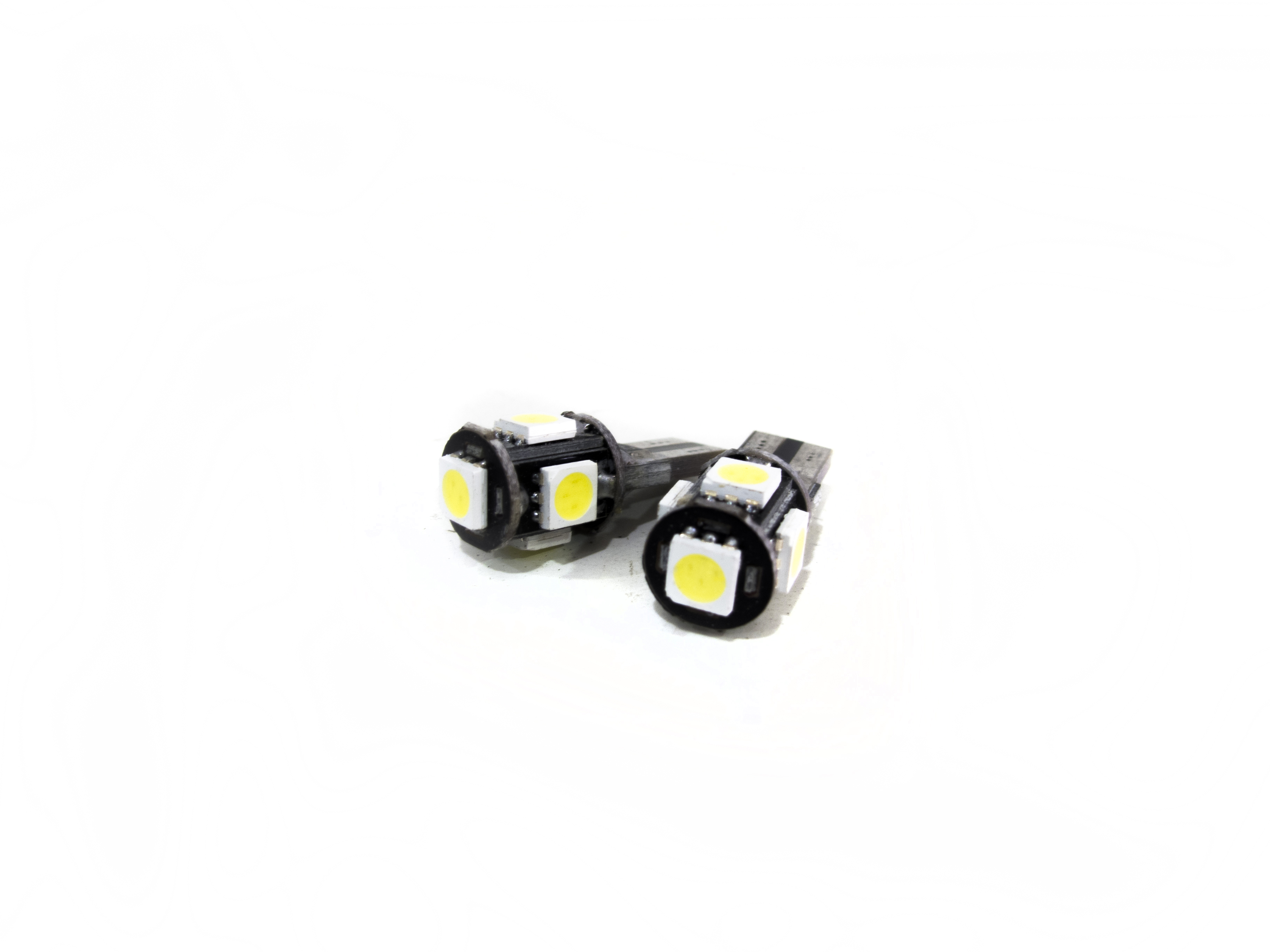 RS-T10-5-5050CAN-W - T10 5-Chip 5050 CANBUS LED Replacement Bulbs (White) (Pair)-RS-T10-5-5050CAN-W