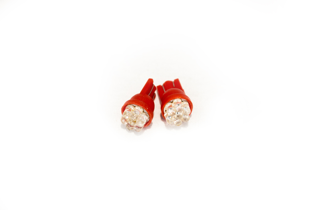 RS-T10-R-LED - T10 LED Replacement Bulb (Red) (Pair)-RS-T10-R-LED
