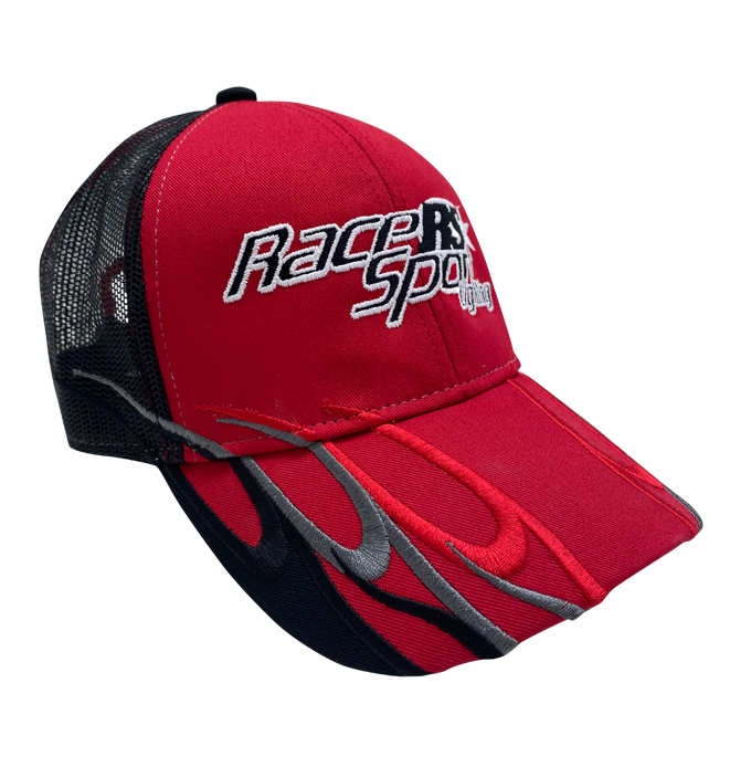 RSTEAMHAT - Race Sport Lighting Race Team Snapback Hat w/ Tribal Pattern-RSTEAMHAT