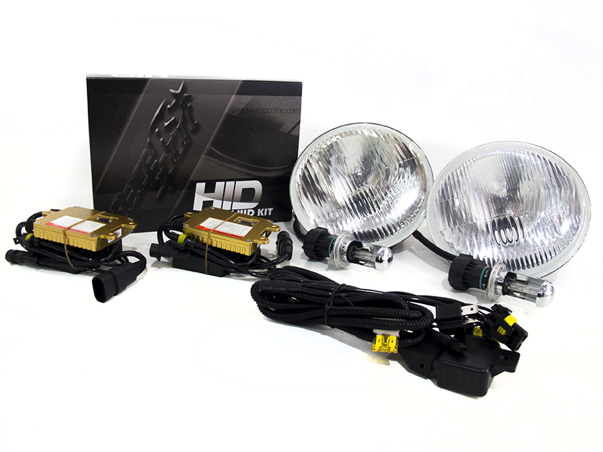 VS-JEEP0006-8K - 2000-2006 Wrangler HID Kit & 7in Lenses H4 Vehicle Specific HID Kit w/ All Parts-VS-JEEP0006-8K