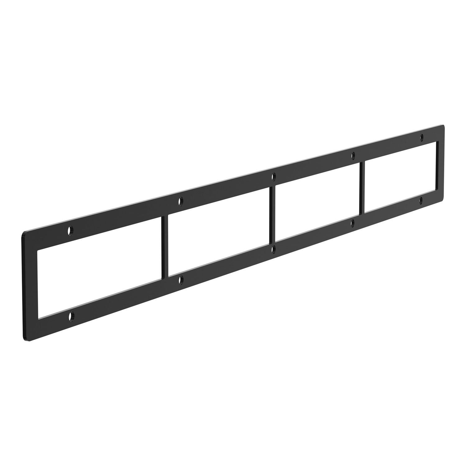 Pro Series 30-Inch Black Steel Light Bar Cover Plate PC30OB