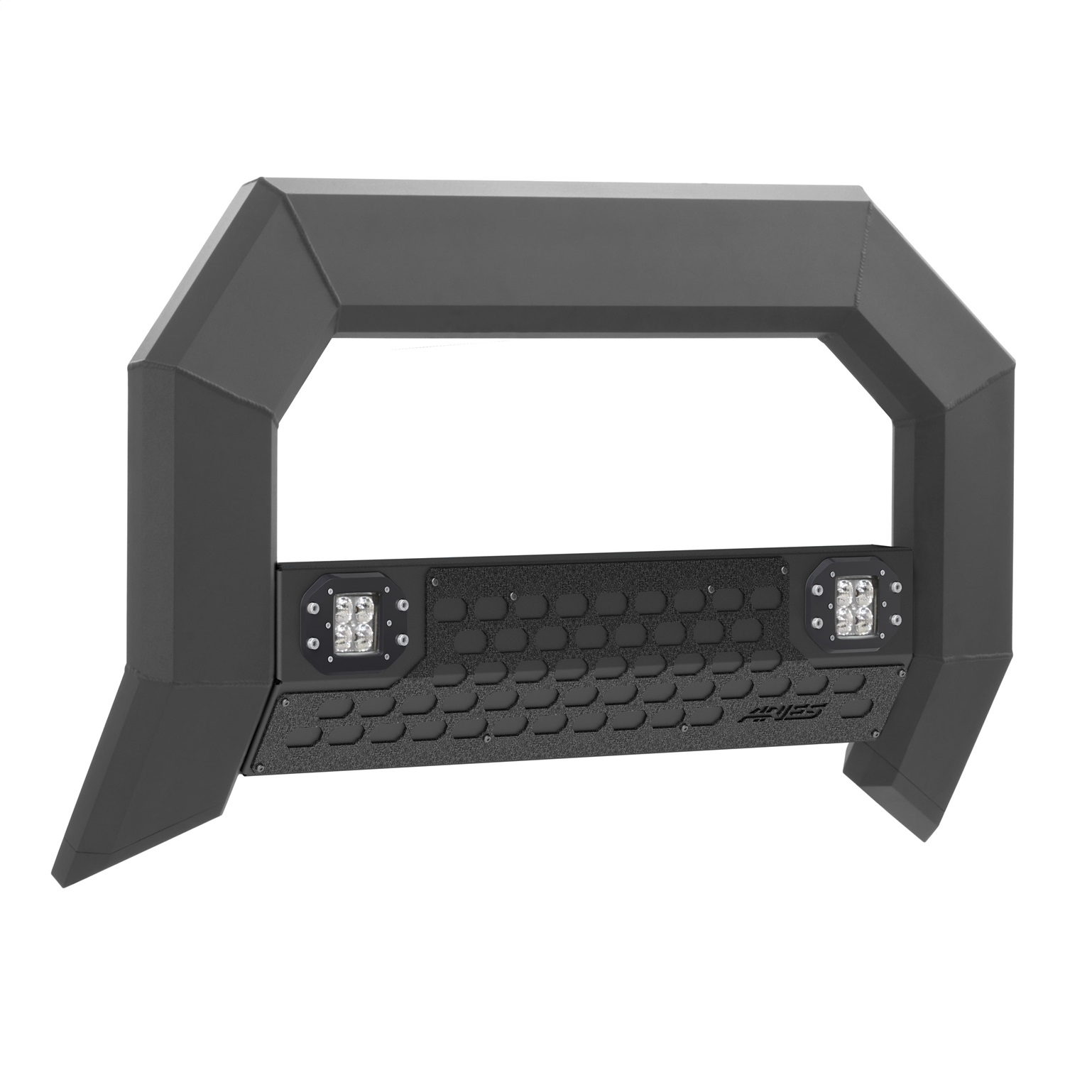 AdvantEDGE 5-1/2" Black Aluminum Bull Bar with Lights, Select Ram 2500, 3500 2165101