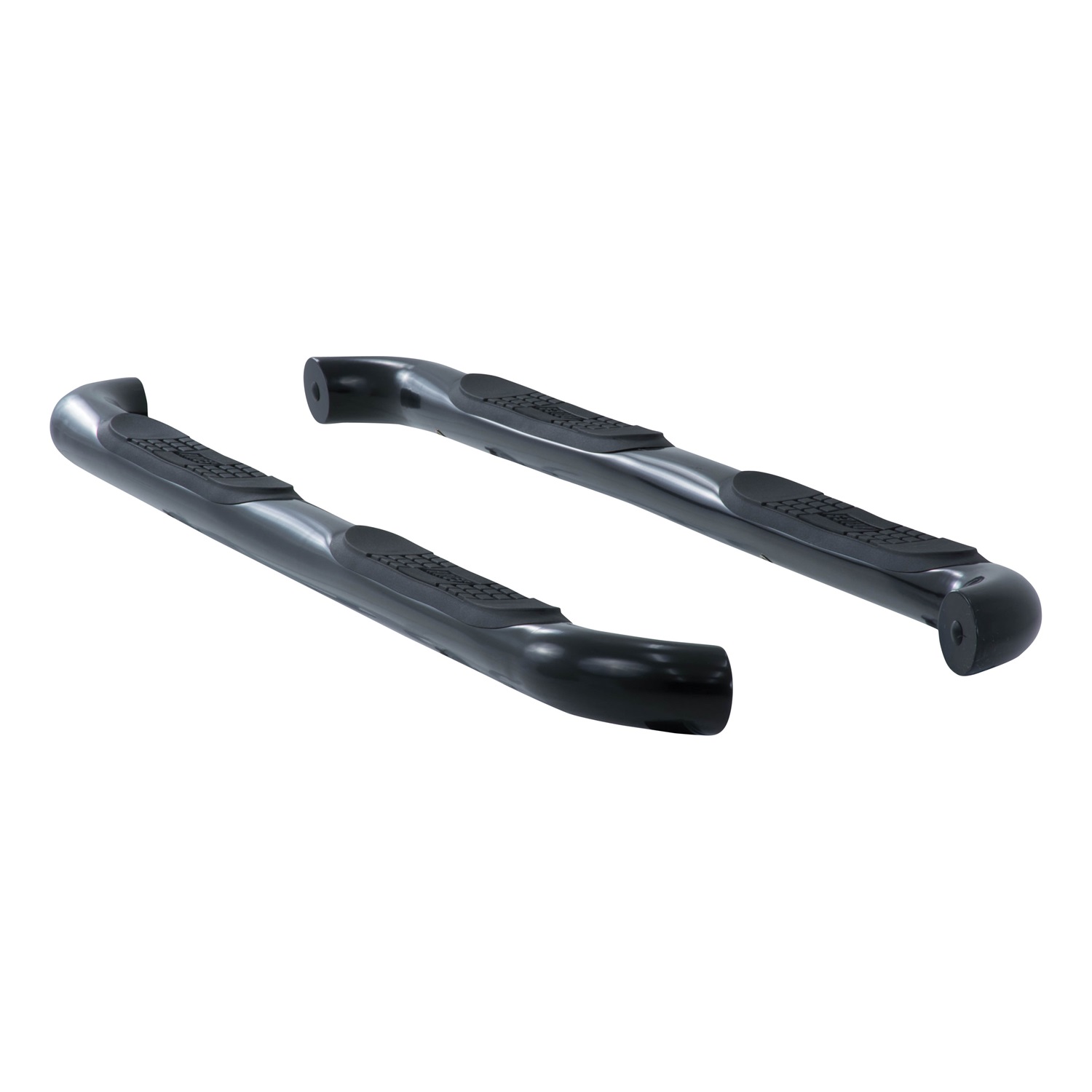 3" Round Black Steel Side Bars, Select Mitsubishi Outlander, RVR 208007