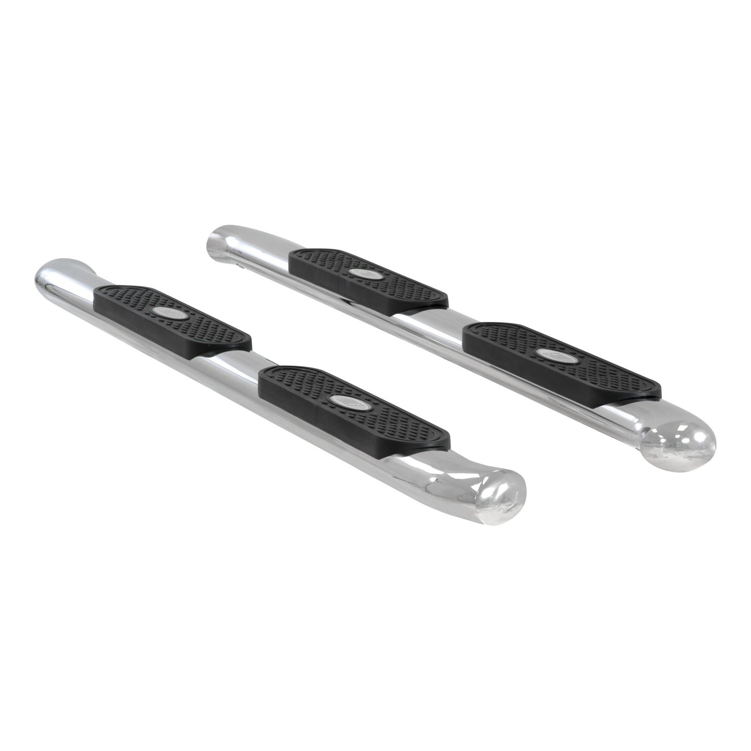 4" Polished Stainless Oval Side Bars, Select Dodge Ram 1500, 2500, 3500 S225008-2