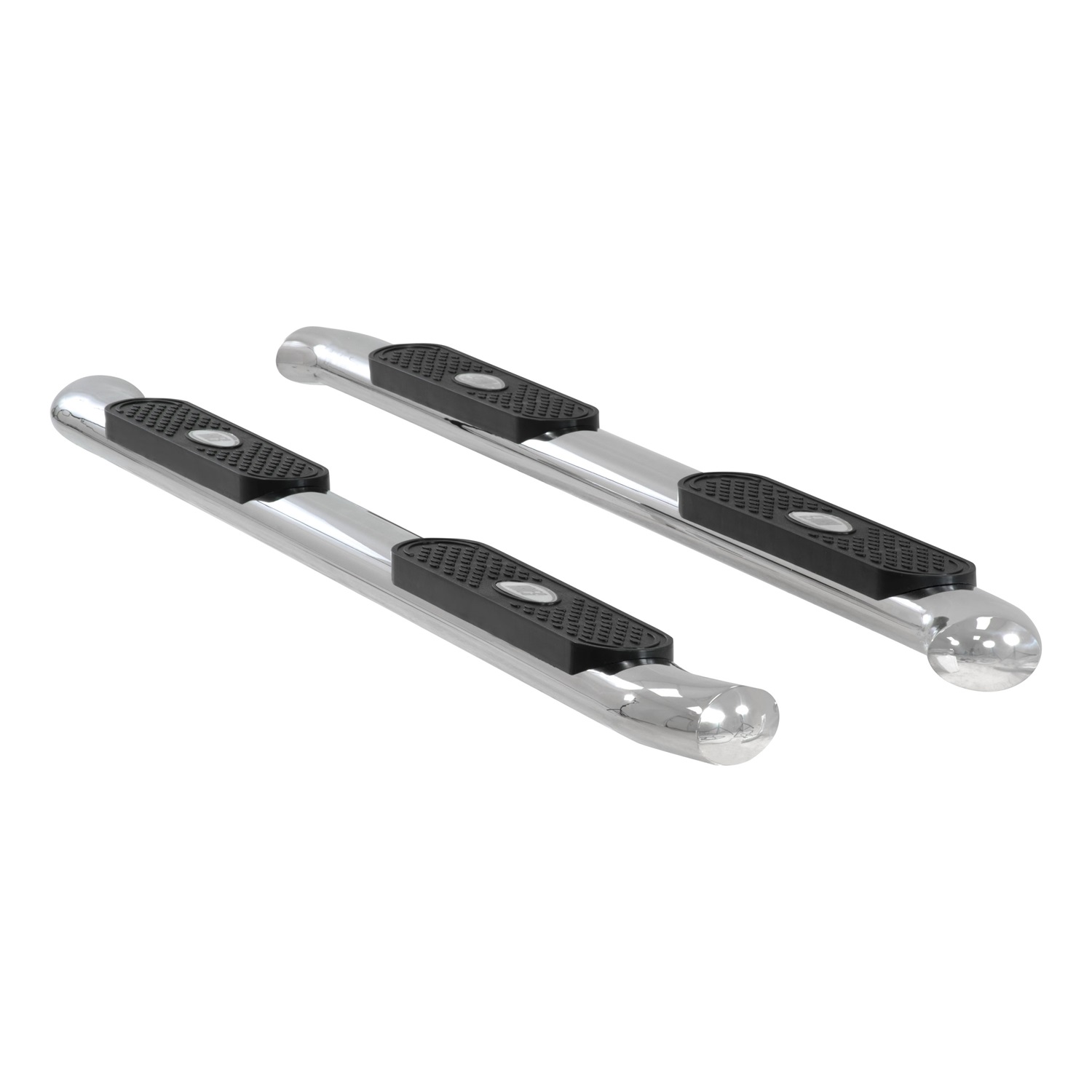 4" Polished Stainless Oval Side Bars, Select Toyota Tacoma S222009-2