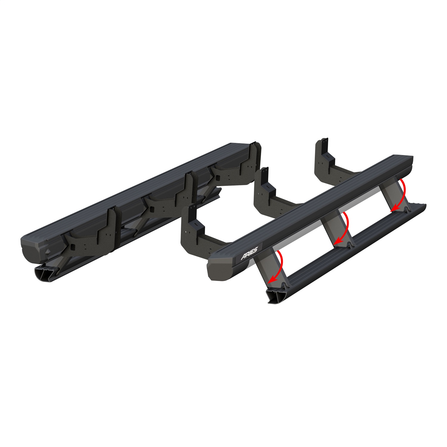 ActionTrac 87.6" Powered Running Boards, Select Nissan Titan, XD Crew Cab 3047960