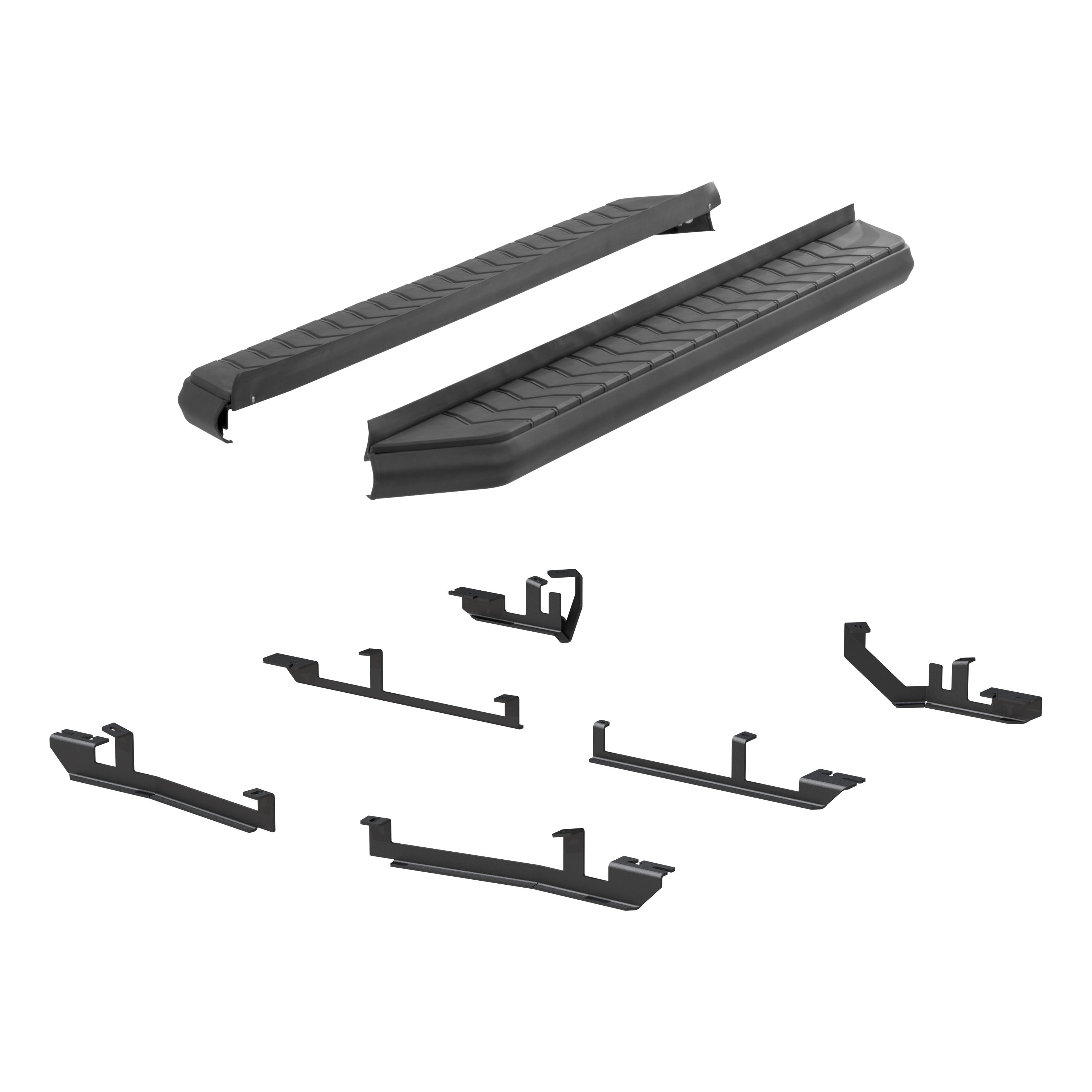 AeroTread 5" x 67" Black Stainless Running Boards, Select Kia Sorento 2061028