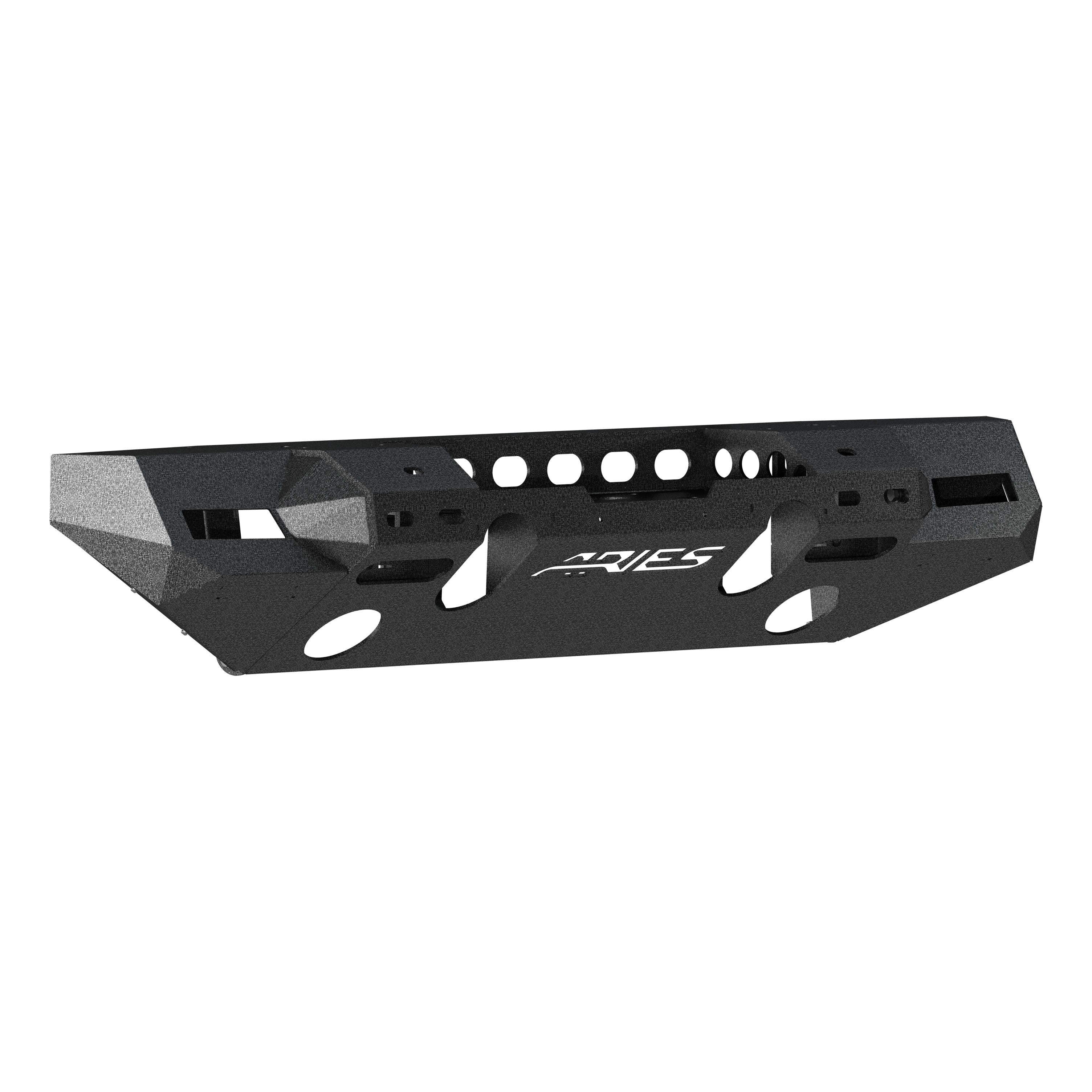 TrailChaser Jeep Wrangler JL, Gladiator Aluminum Front Bumper (Option 7) 2082076