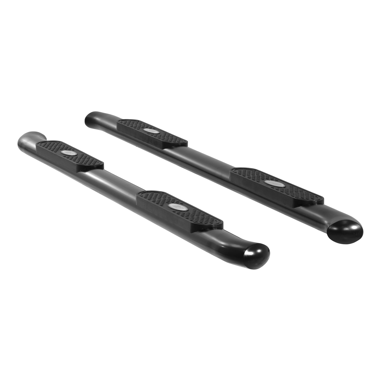 4" Black Steel Oval Side Bars, Select Ford F-150 S223039