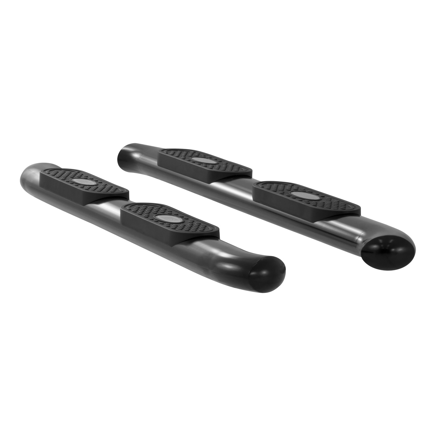 4" Black Steel Oval Side Bars, Select Toyota FJ Cruiser S222011