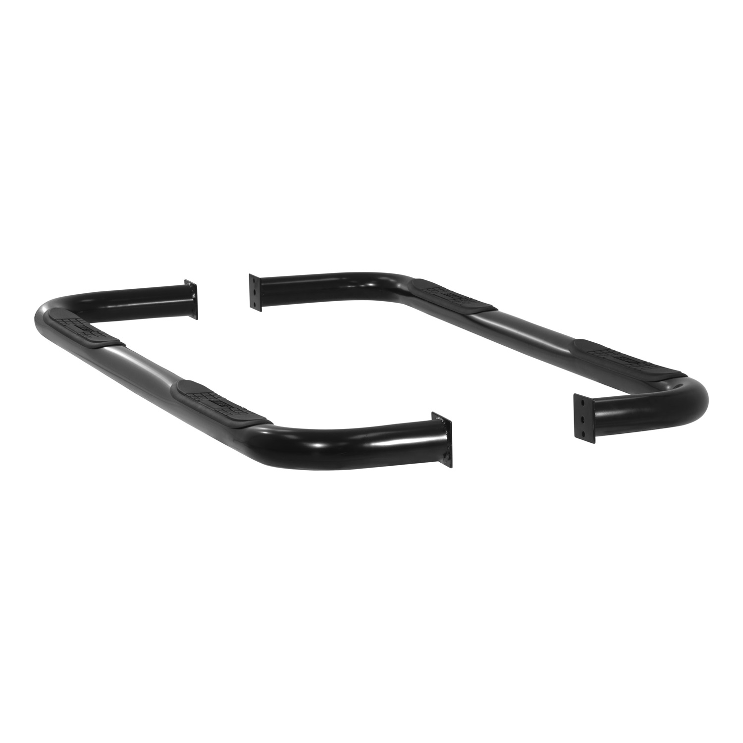 3" Round Black Steel Side Bars, Select Dodge Ram 1500 205003