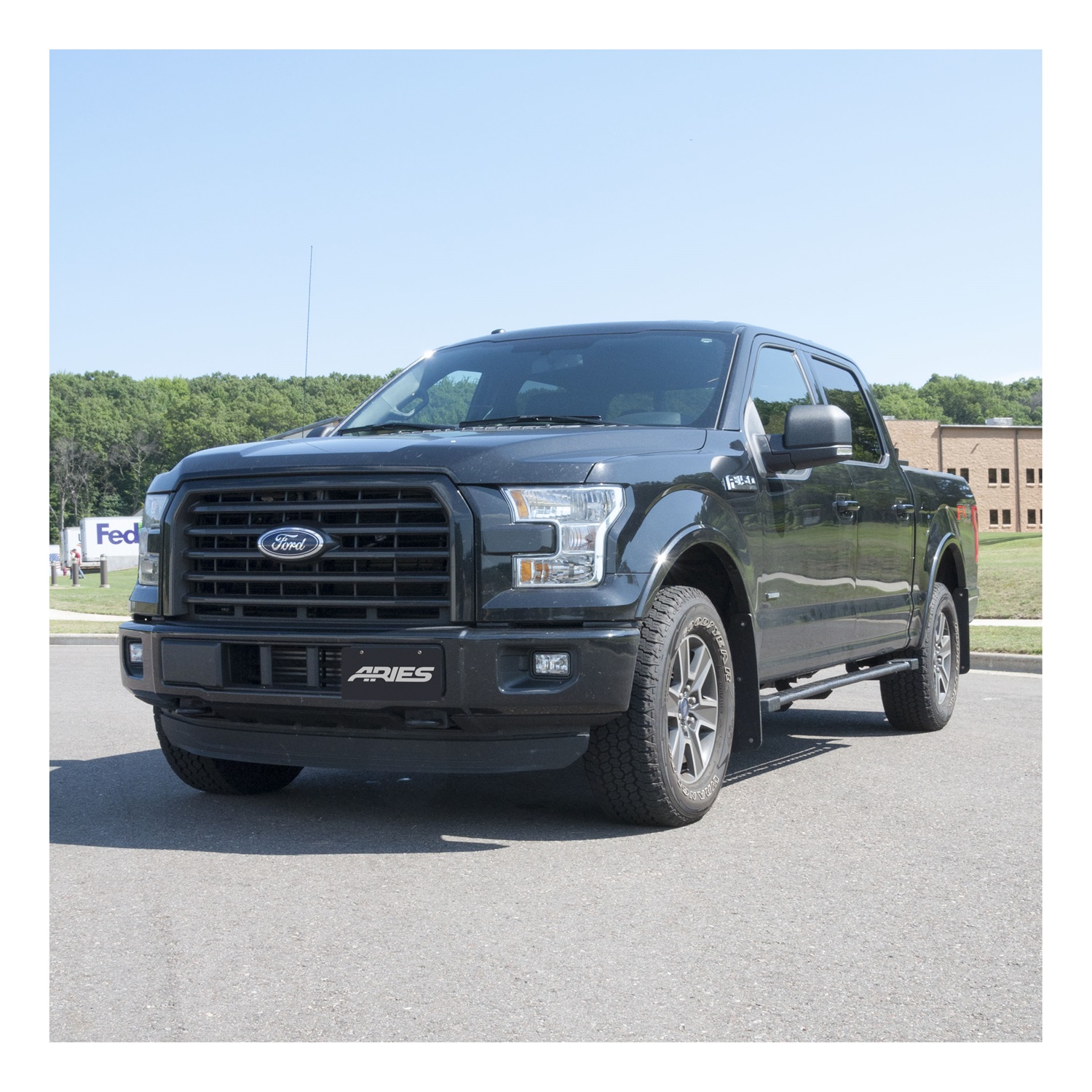 Rocker Step Running Boards, Select Ford F150, F250, F350, F450, F550 Crew Cab 2074120