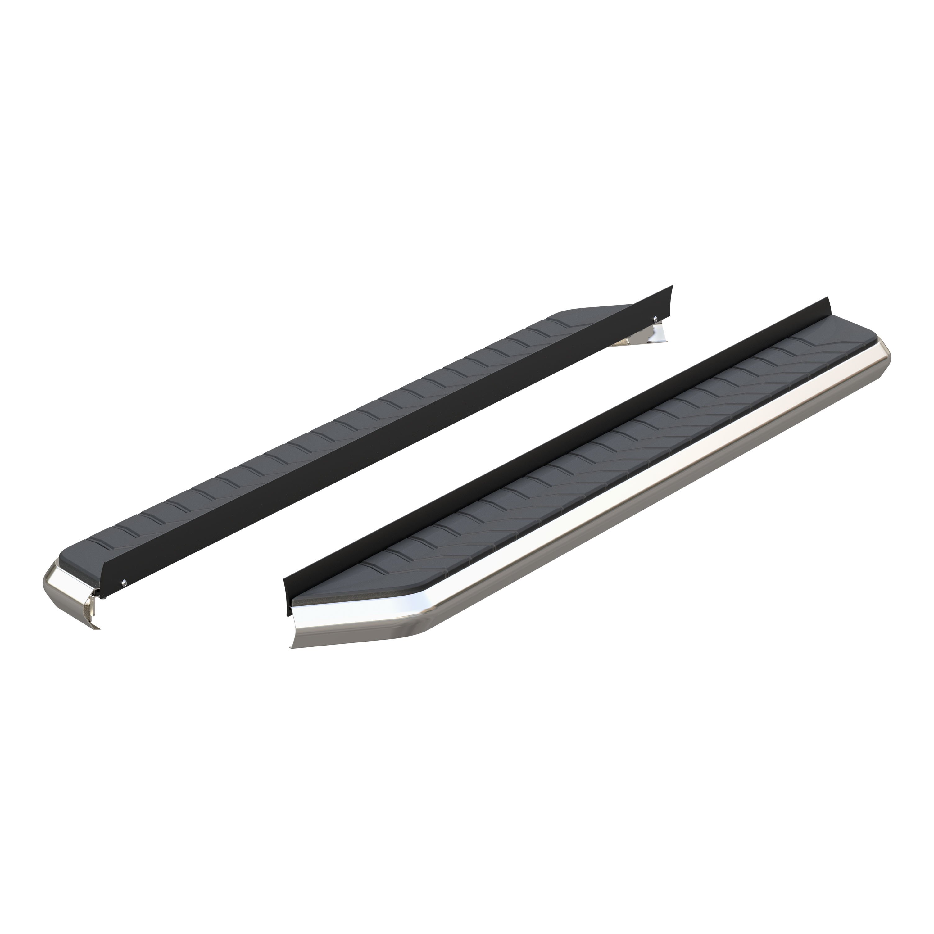 AeroTread 5" x 76" Polished Stainless Running Boards (No Brackets) 2051876