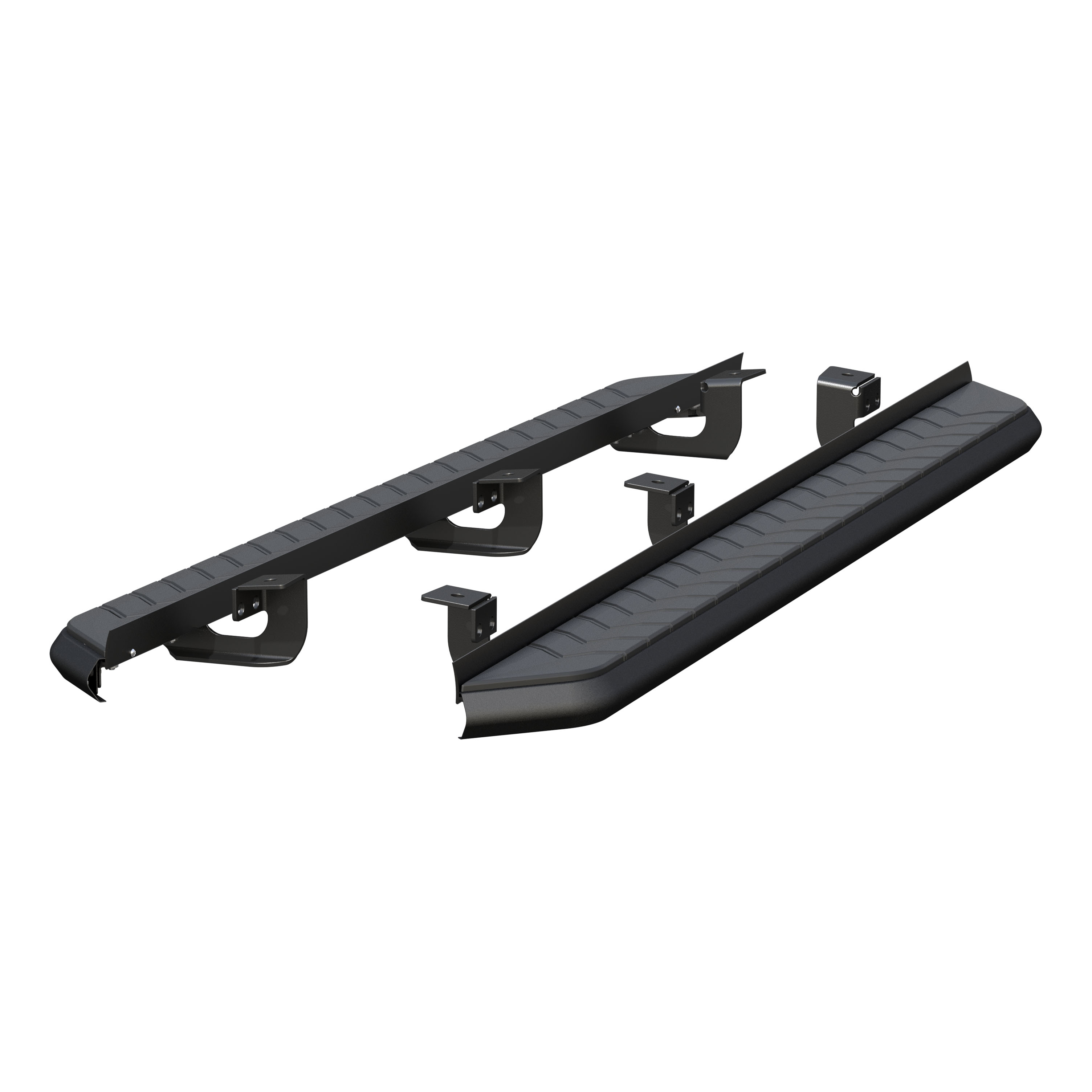 AeroTread 5" x 73" Black Stainless Running Boards, Select Ford Explorer 2061040