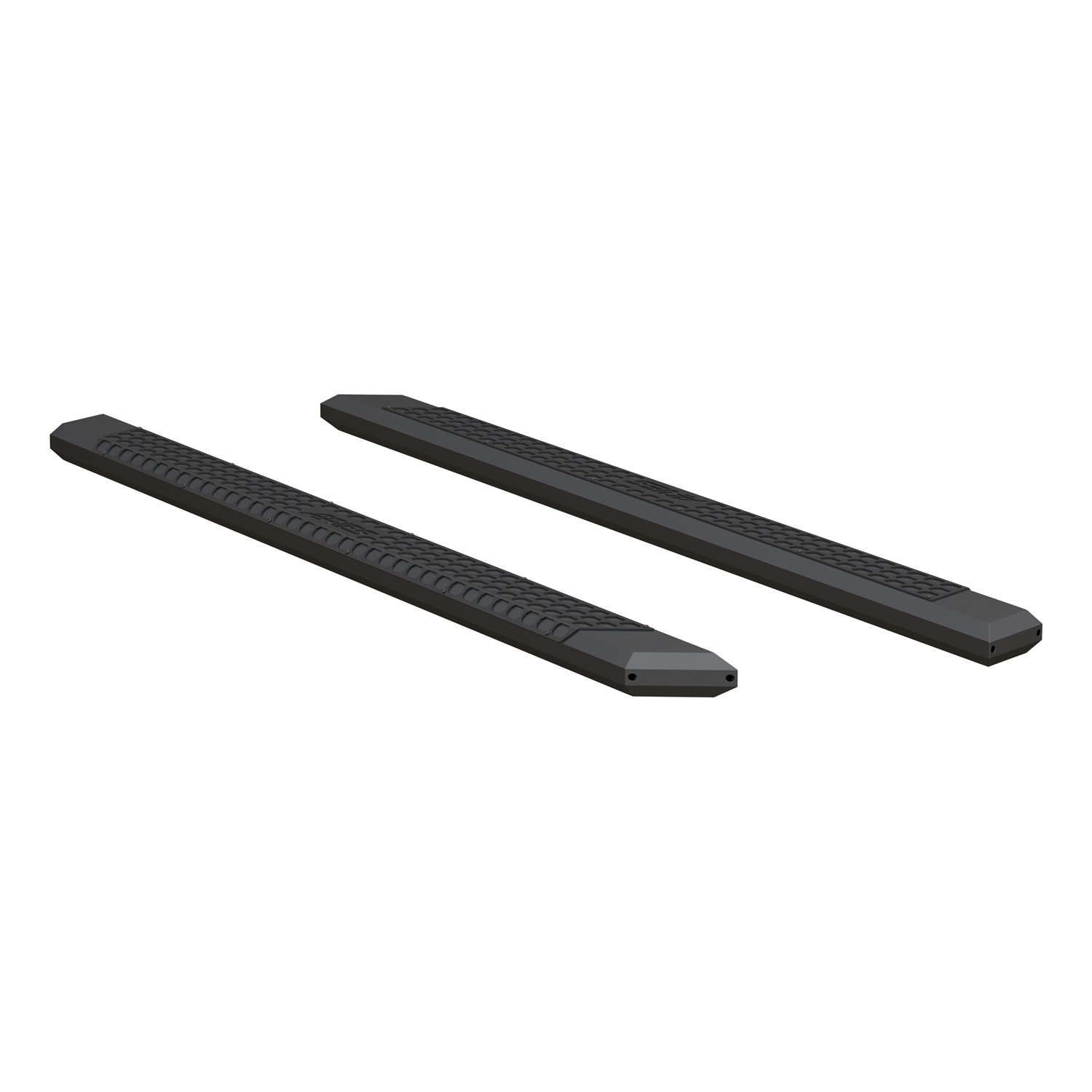 AdvantEDGE 5-1/2" x 91" Black Aluminum Side Bars (No Brackets) 2055991
