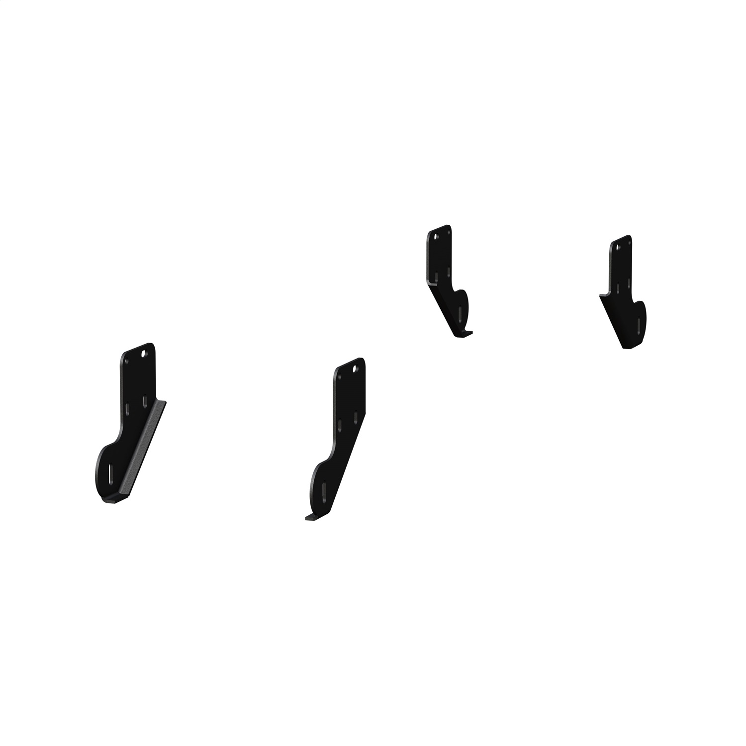 3" Round Black Stainless Side Bars, Select Ford F-250, F-350 Super Duty 213025