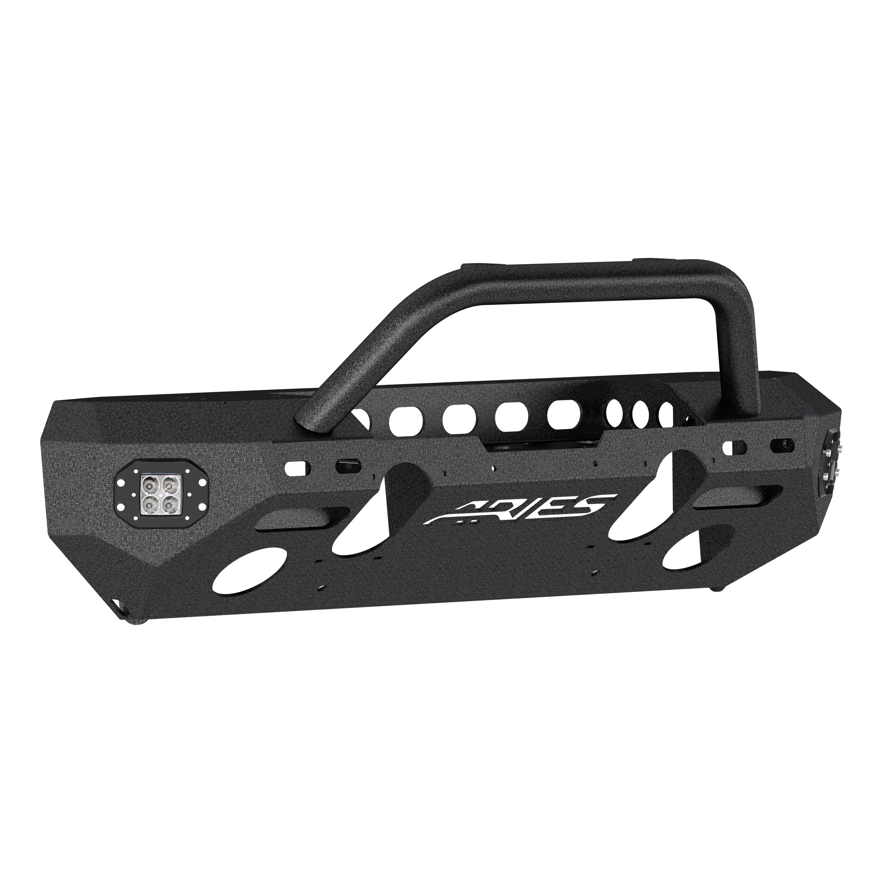 TrailChaser Jeep Wrangler JL, Gladiator Aluminum Front Bumper (Option 3) 2082094