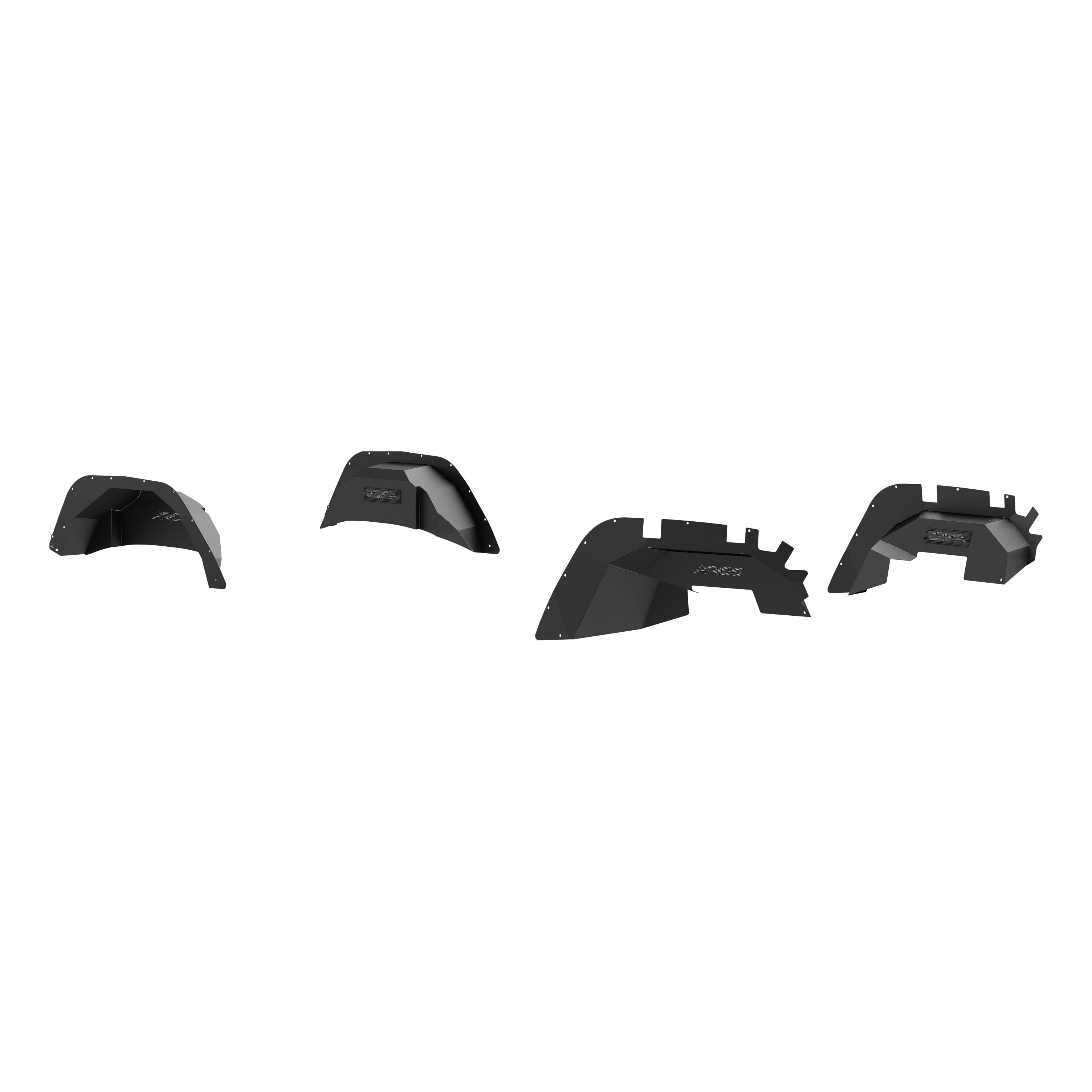 Jeep Wrangler JL Aluminum Front and Rear Inner Fender Liners 2500650