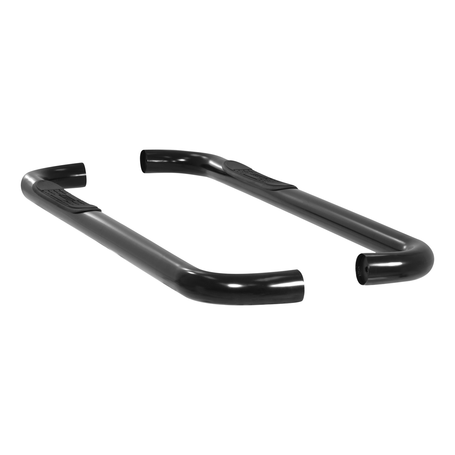 3" Round Black Steel Side Bars, Select Dodge Dakota 205000