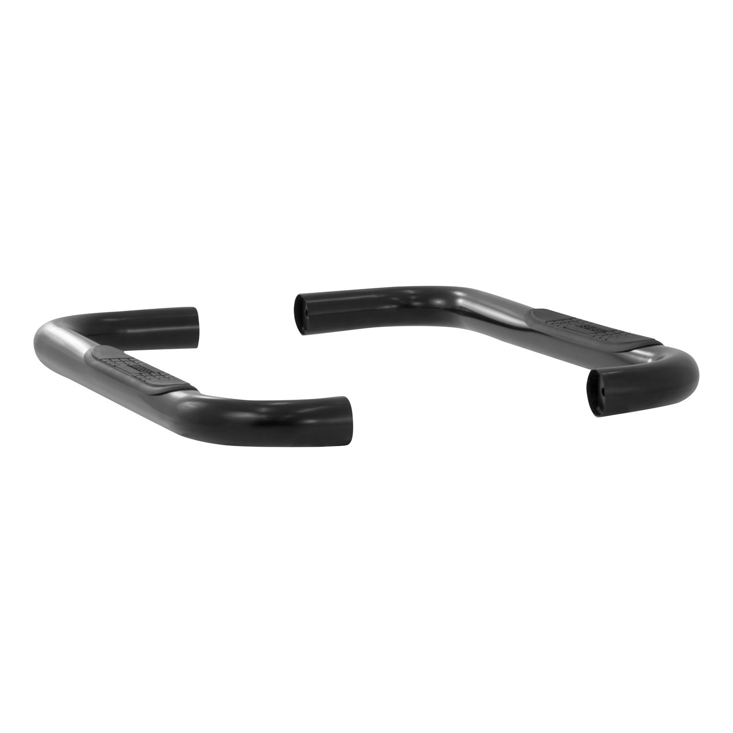 3" Round Black Steel Side Bars, Select Jeep Wrangler TJ 35600