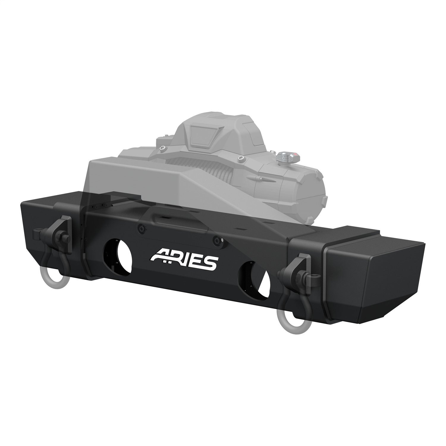 TrailCrusher Jeep Wrangler JK Steel Front Bumper, 12.5K 2156000