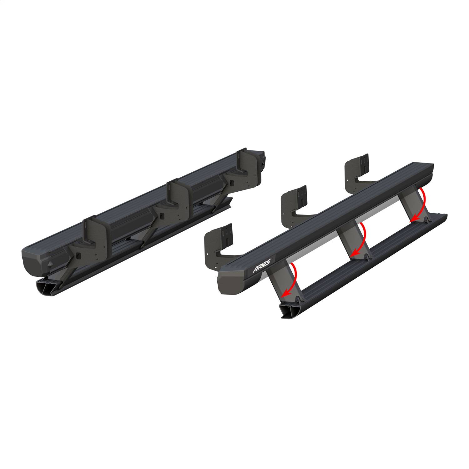 ActionTrac 87.6" Powered Running Boards, Select Ford F-150 Crew Cab 3048326