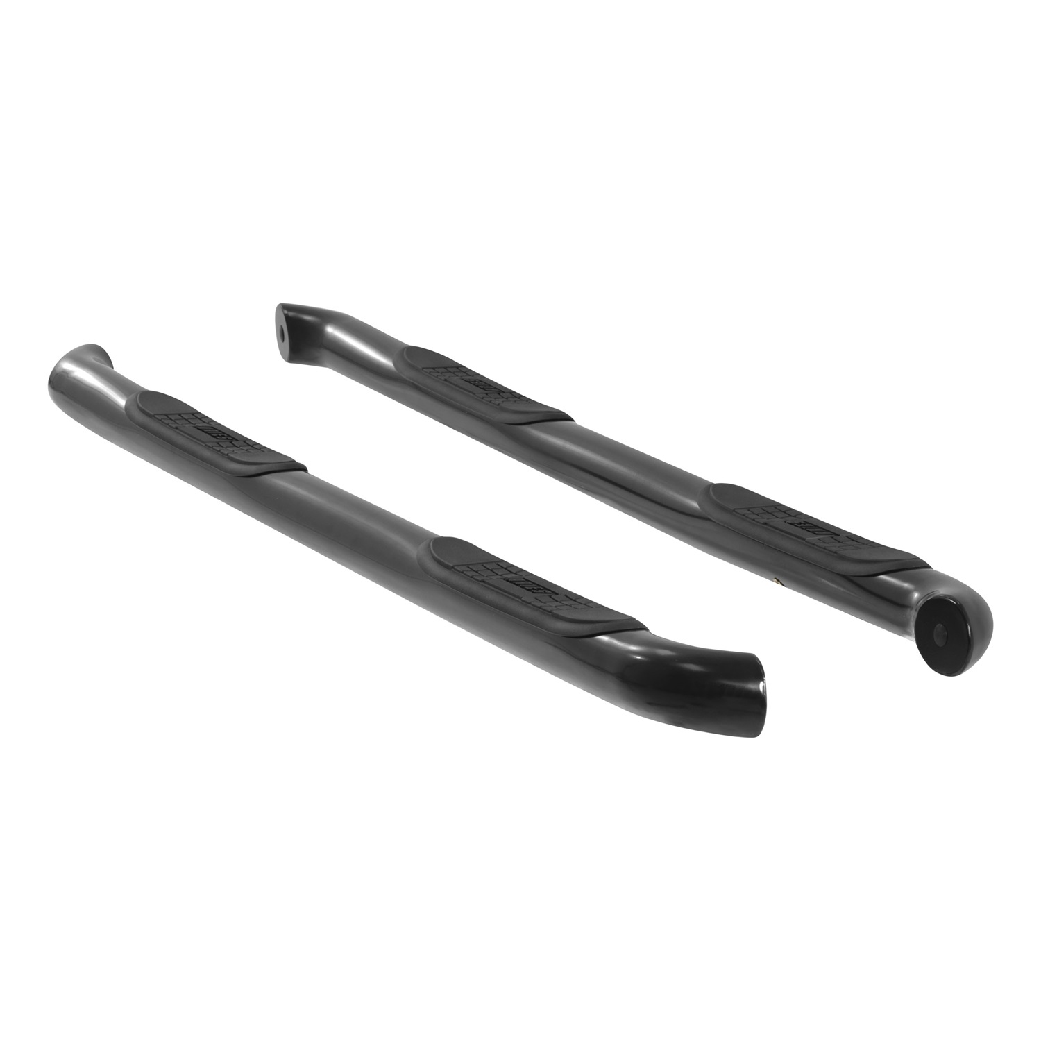 3" Round Black Steel Side Bars, Select Dodge Durango 205031