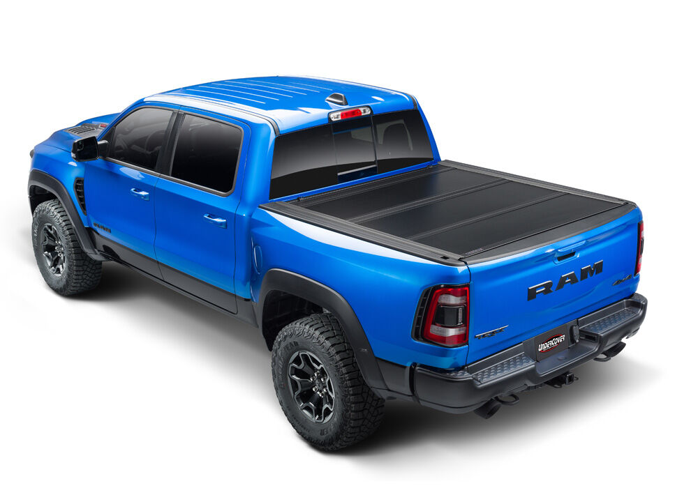 UnderCover Ultra Flex Hard Folding Tonneau Cover 09-18 (19-22 Classic) Ram 1500/10-22 2500/3500 8' DS Bed - UX32005