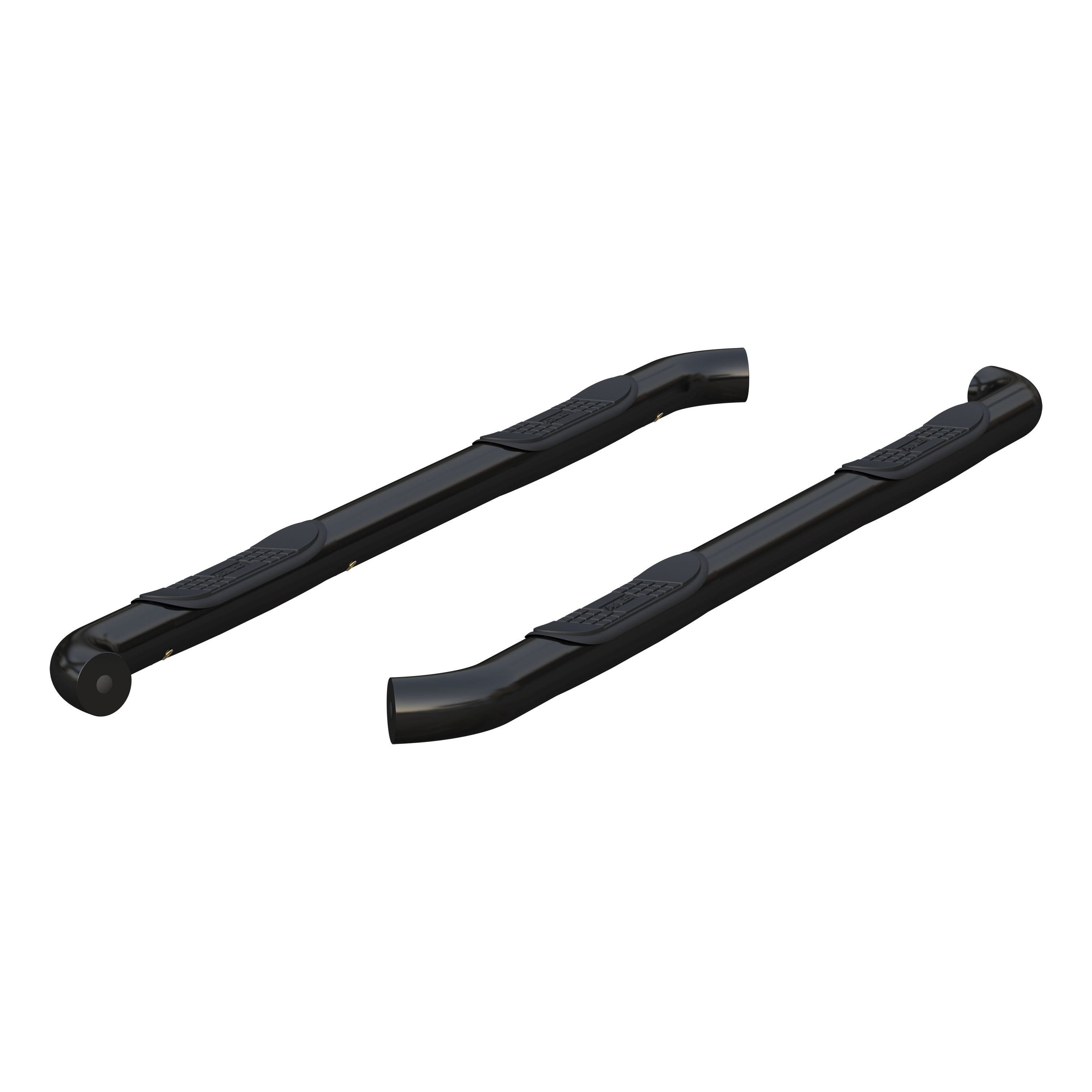 3" Round Black Steel Side Bars, Select Nissan Frontier, Suzuki Equator 209018