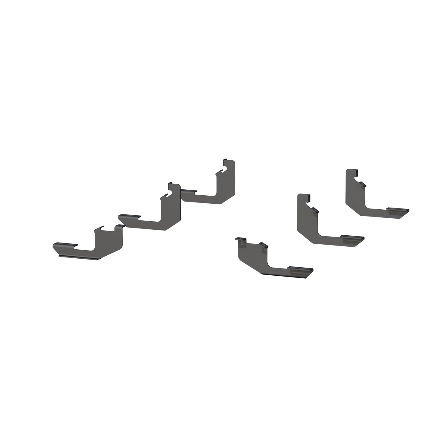 AscentStep 5-1/2" x 85" Black Steel Running Boards, Select Ford Ranger Crew Cab 2558052