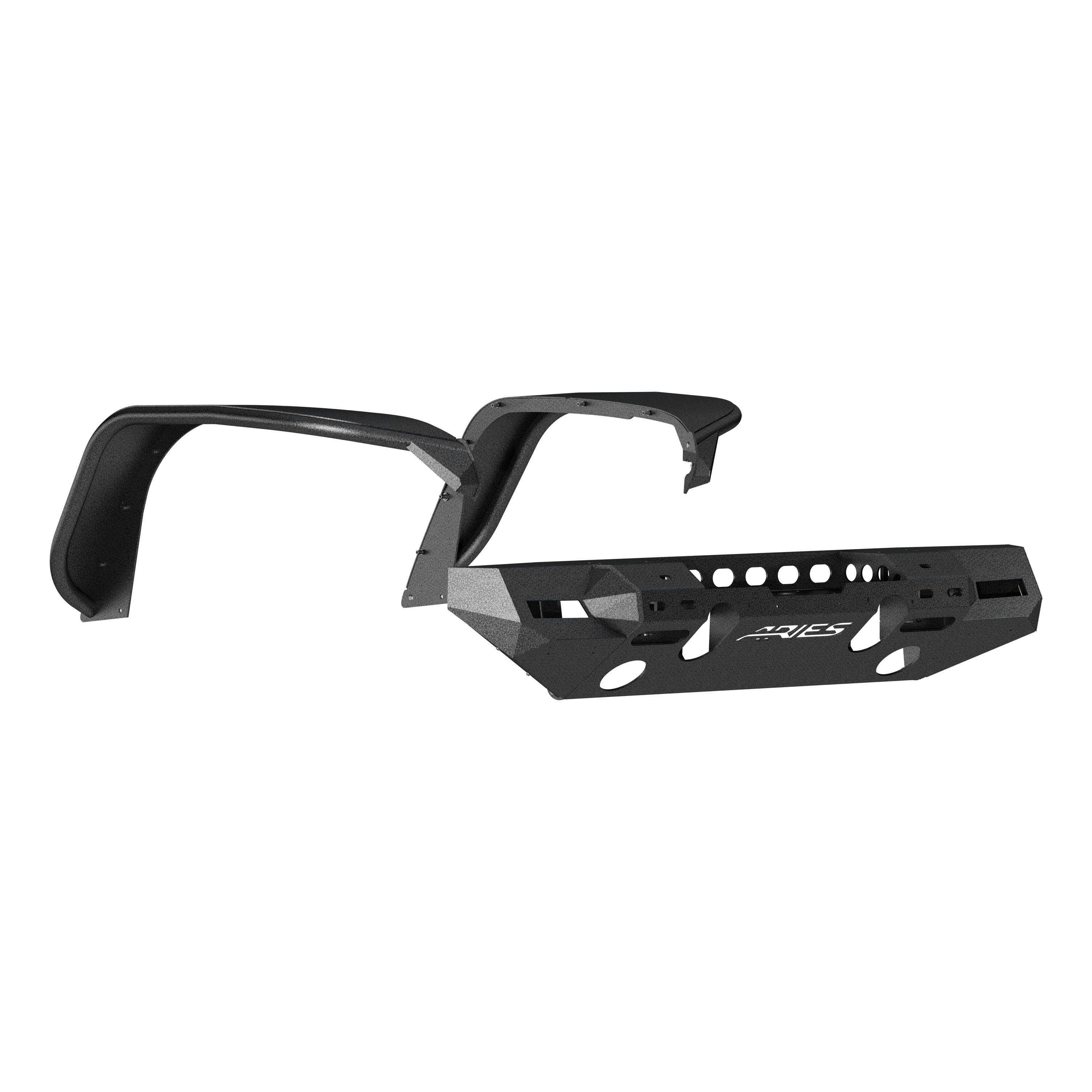 TrailChaser Jeep Wrangler JL Front Bumper with Fender Flares (Option 7) 2082073